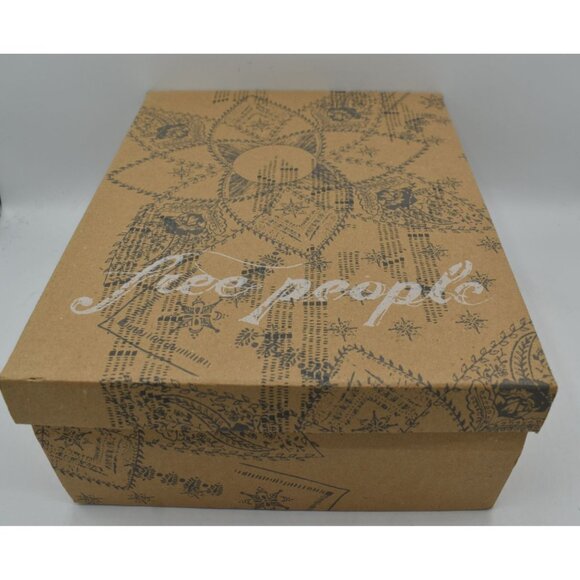 Free People EU 39.5 US 9 Zoe Platform Silver Metallic Leather Slide Sandal Shoes - Picture 12 of 13